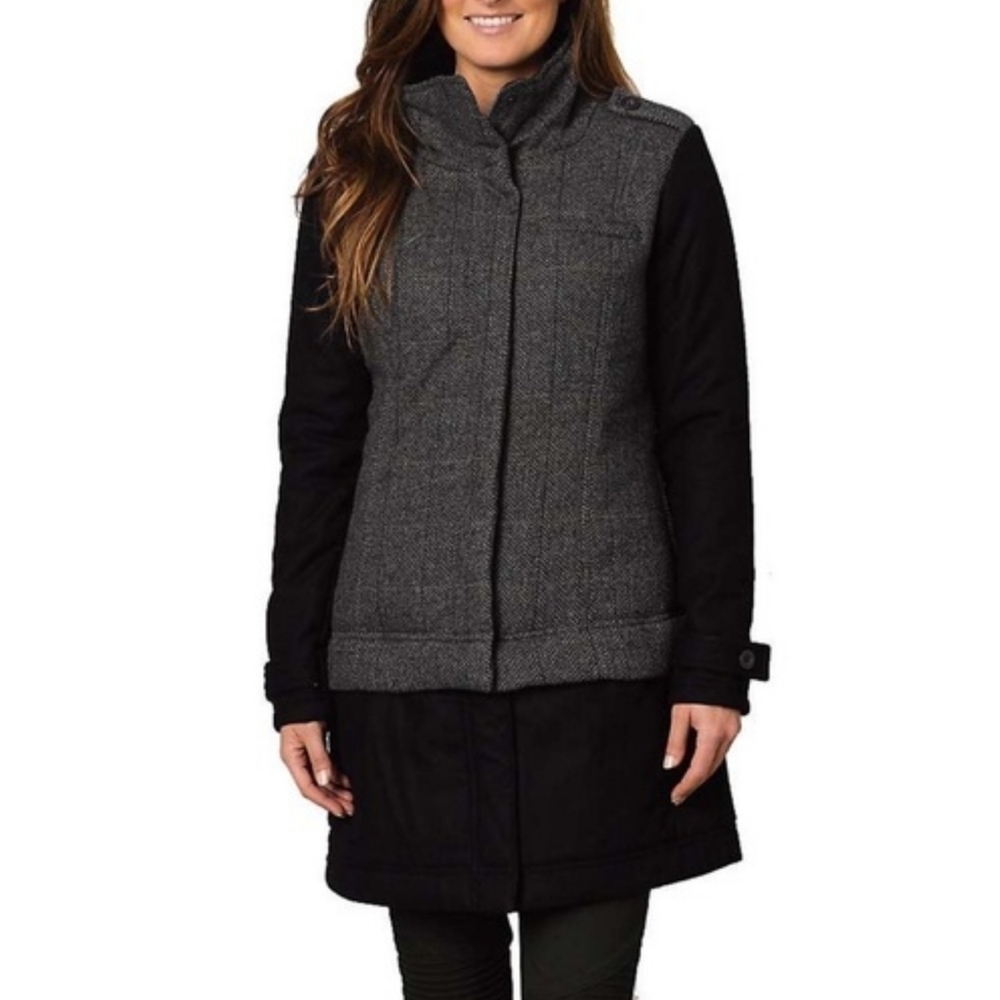 🆕 Prana Caprise Insulated Jacket in Gravel Size XS